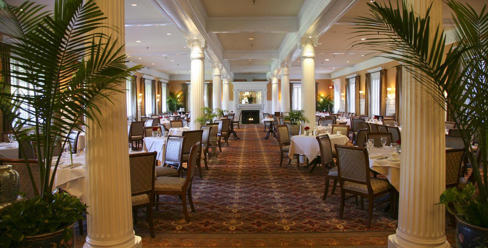 Taste the resort's culinary heritage at the Grand Dining Room.