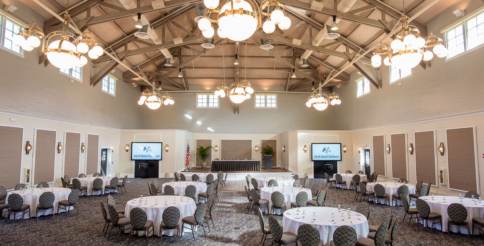 Image of Morgan Ballroom, Jekyll Island Club Resort in Jekyll Island, Georgia, 1886, Member of Historic Hotels of America, Special Occasions