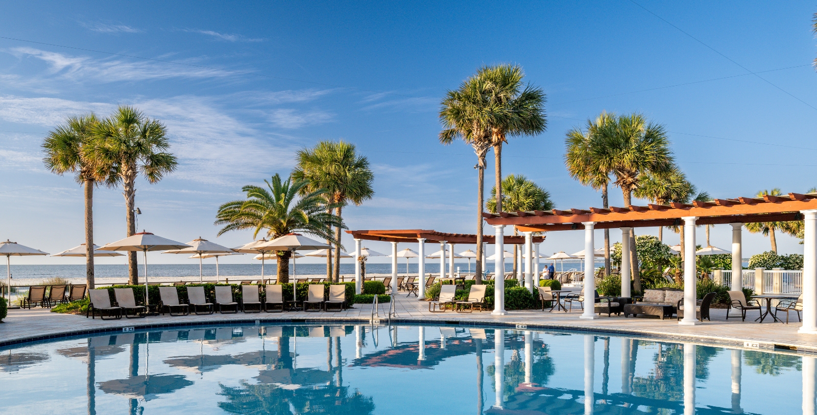 Image of Swimming Pool Oceanfront The King and Prince Beach and Golf Resort St. Simons Island Georgia