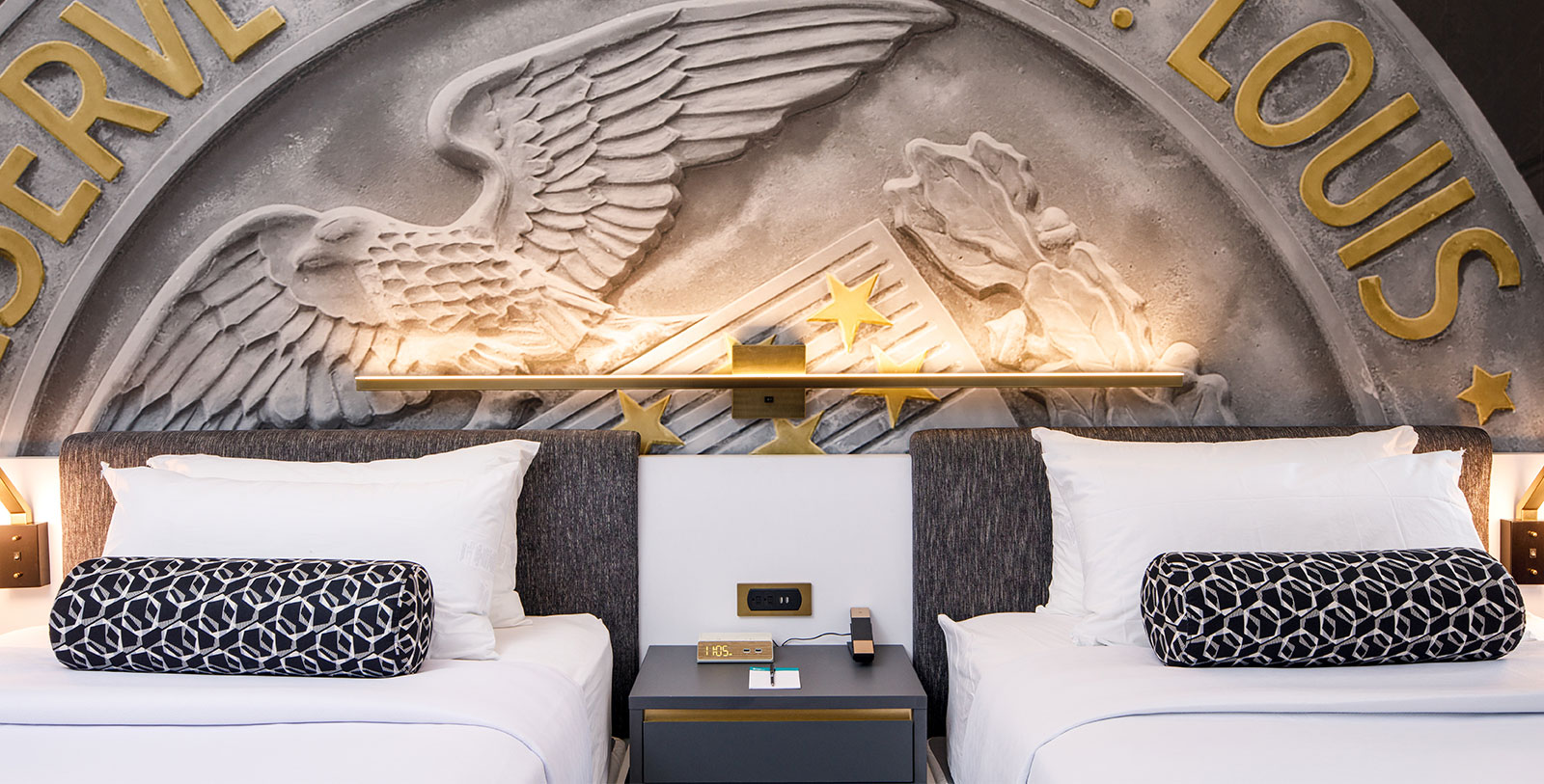 Image of Double guestroom, Hotel Indigo St. Louis Downtown, 1908, a member of Historic Hotels of America, St. Louis, Missouri