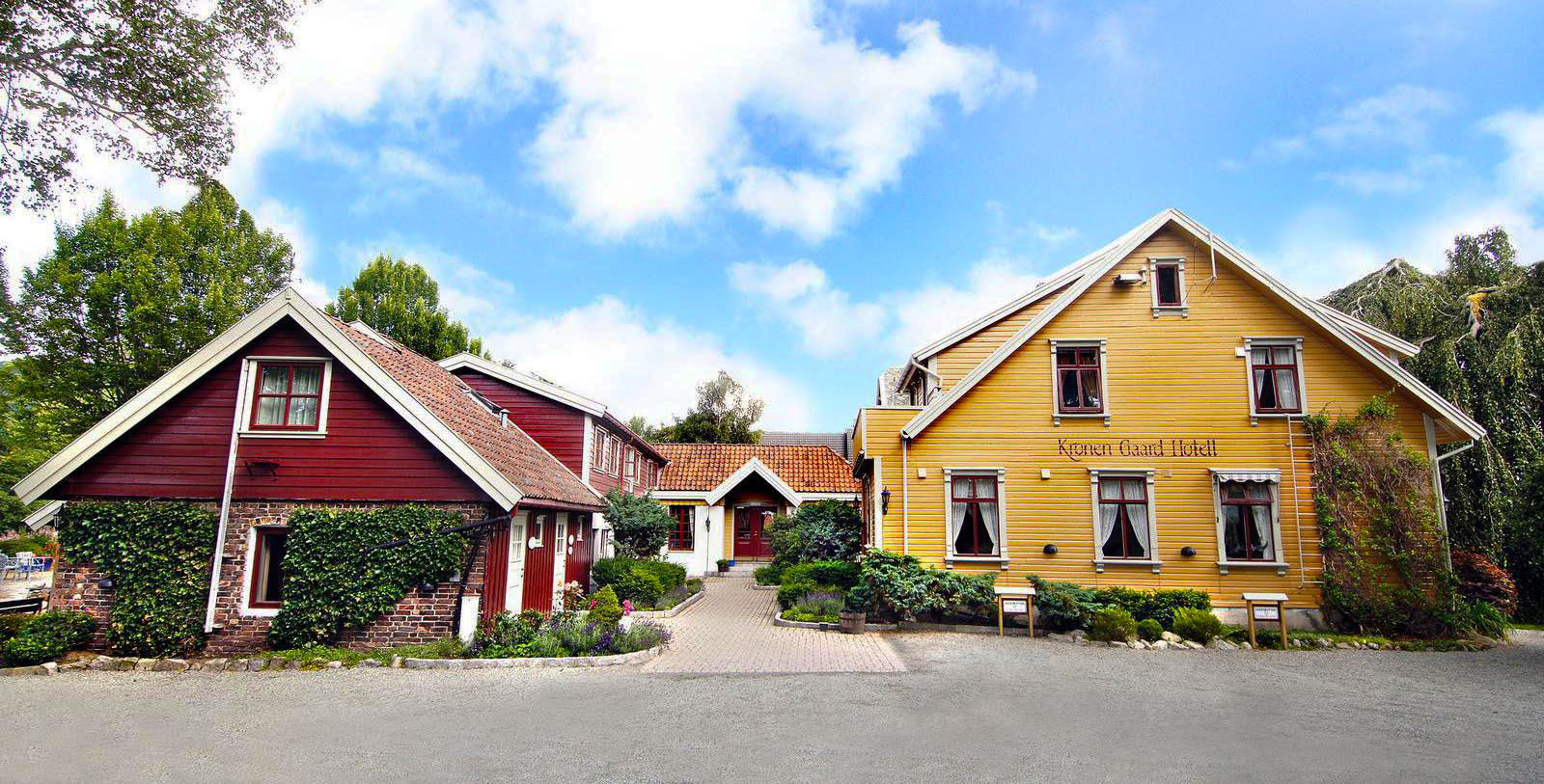 Image of Hotel Exterior Kronen Gaard Hotel, 1898, Member of Historic Hotels Worldwide, in Sandnes, Norway, Overview