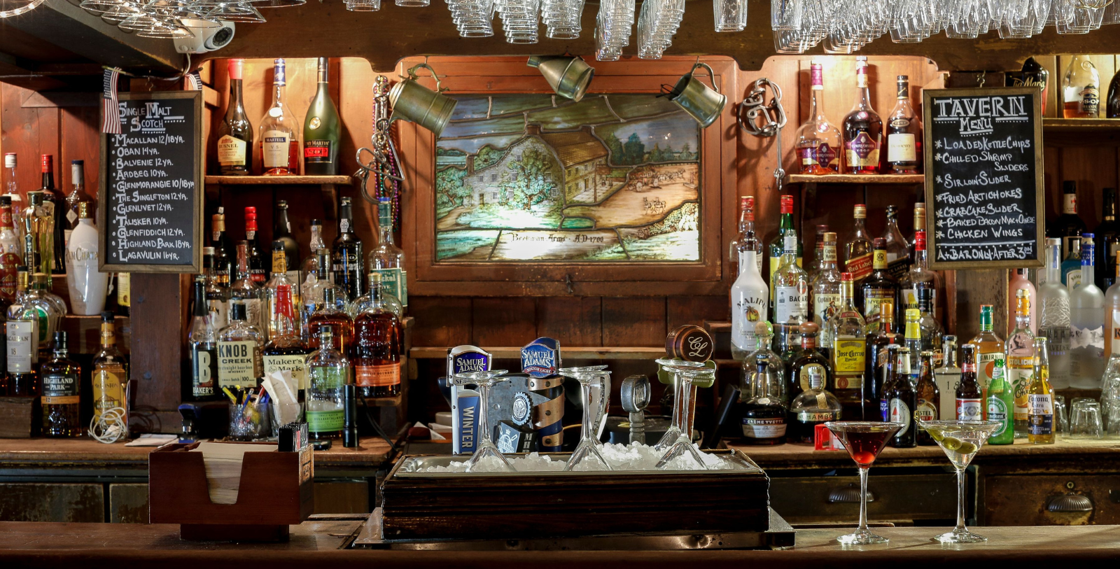 Taste authentic cuisine at the historic Taven at the Beekman Arms.