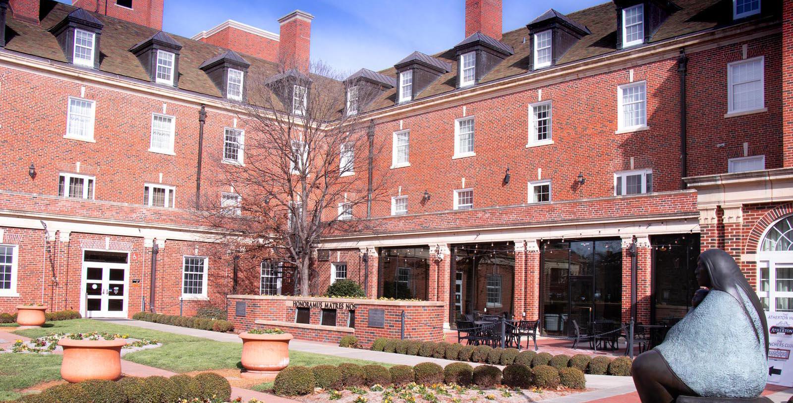 Image of Outdoor Seating Area The Atherton Hotel at Oklahoma State University, 1950, Member of Historic Hotels of America, in Stillwater, Oklahoma, Special Offers, Discounted Rates, Families, Romantic Escape, Honeymoons, Anniversaries, Reunions