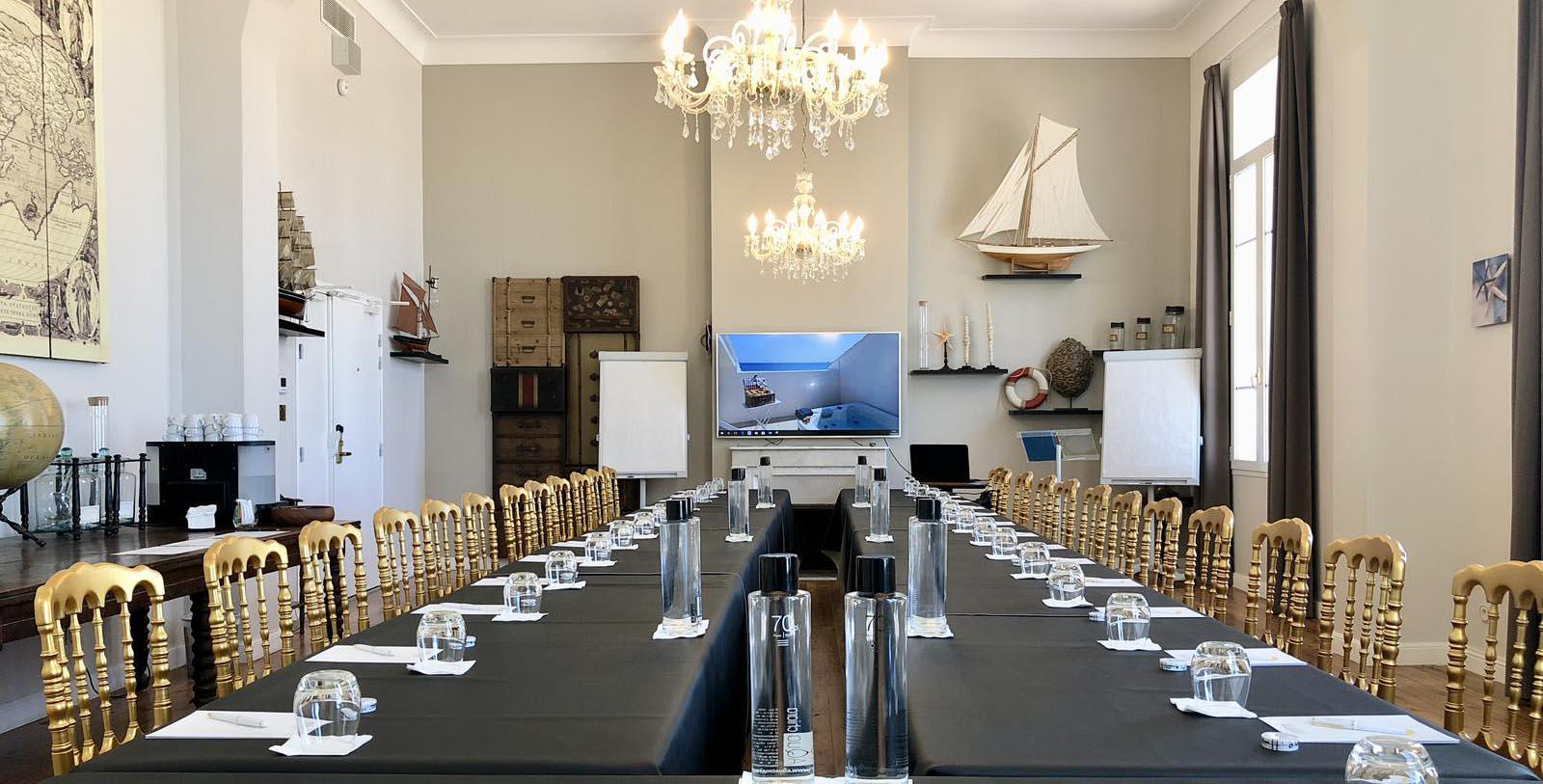 Image of Boardroom, Grand Hotel des Sablettes Plage, Curio Collection by Hilton, La Seyne-sur-Mer, France, 1888, Member of Historic Hotels Worldwide, Special Occasions