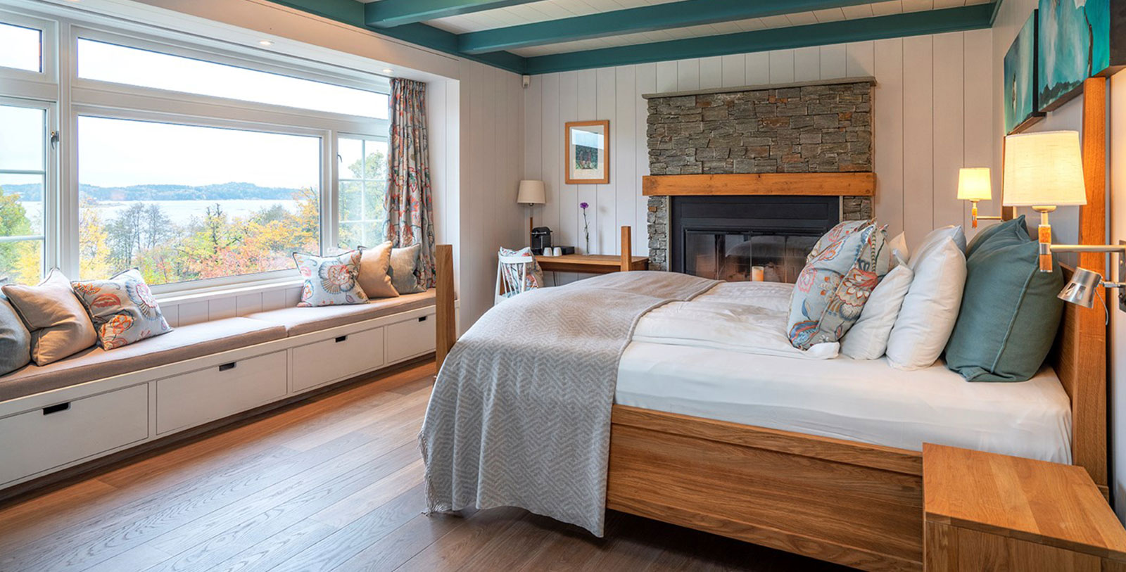 Image of guestroom, Engø Gård, 1845, Member of Historic Hotels Worldwide, in Tjome, Norway, Accommodations