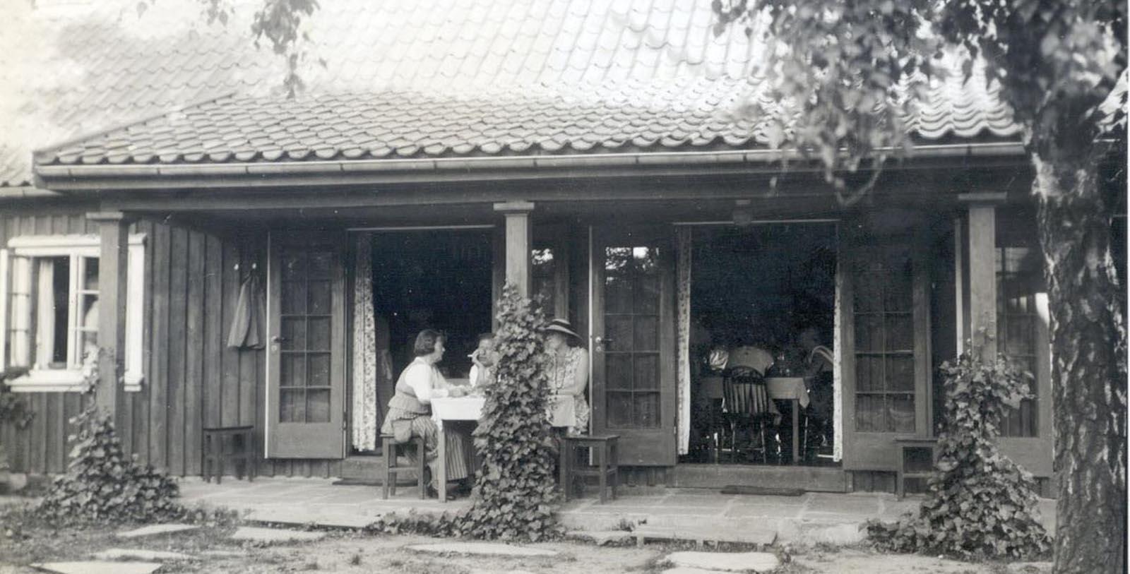 Image of guests and hotel exterior, Engø Gård, 1845, Member of Historic Hotels Worldwide, in Tjome, Norway, History