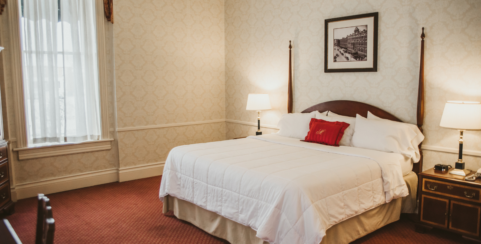 Image of Guestroom at General Morgan Inn & Conference Center, 1884, Member of Historic Hotels of America, in Greeneville, Tennessee, Accommodations