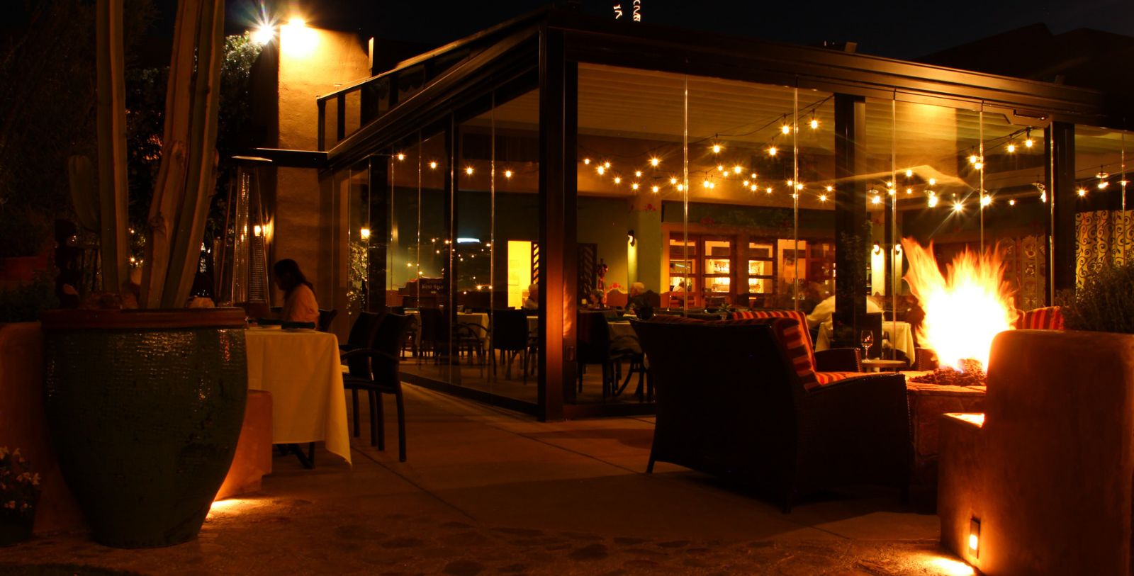 Taste the “Sonoran Hot Dog” at Hacienda del Sol’s Terraza Garden Patio & Lounge.