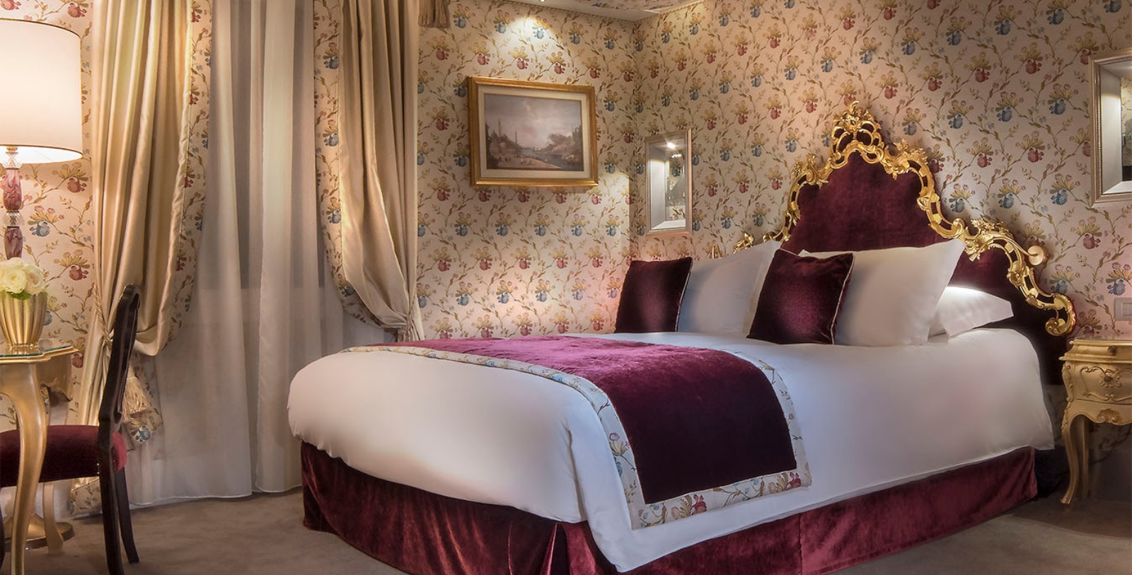 Image of Guestroom Interior, Hotel Papadopoli Venezia - MGallery by Sofitel, Venice, Italy ,1700s, Member of Historic Hotels Worldwide, Accommodations