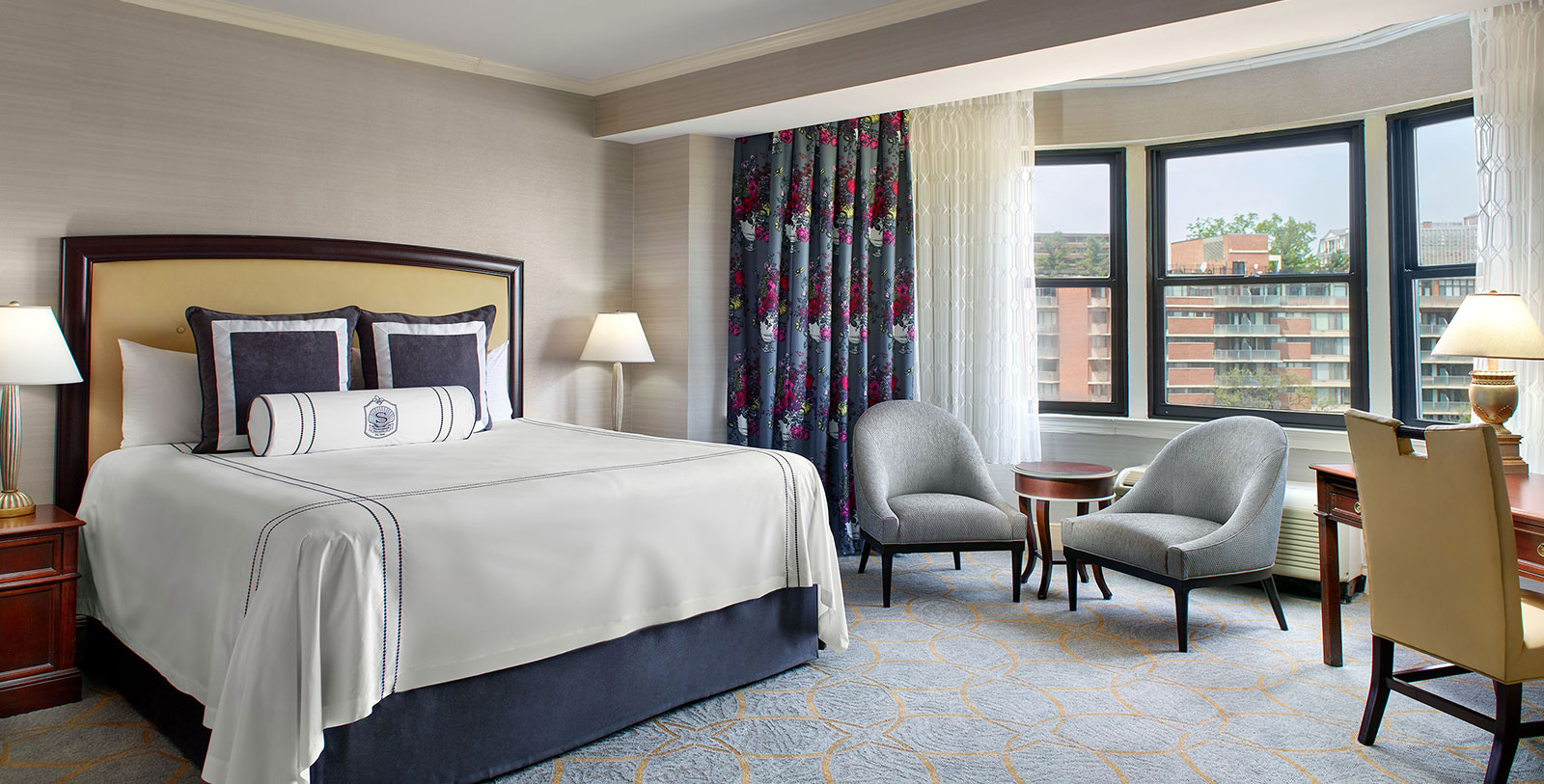 Image of Guestroom Interior, Omni Shoreham Hotel, Washington DC, 1930, Member of Historic Hotels of America, Accommodations