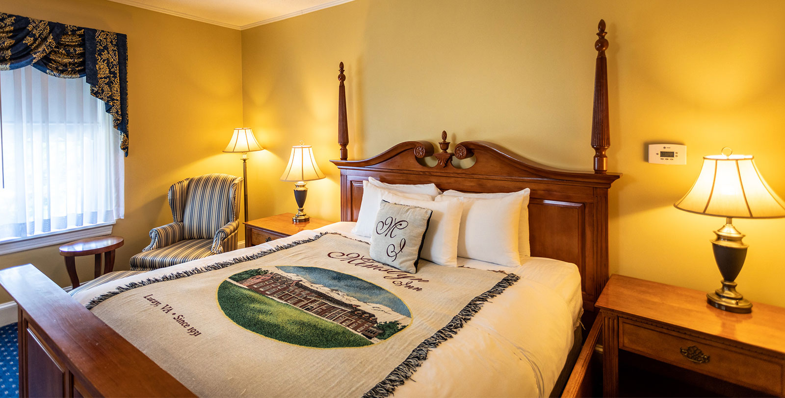 Image of Guestroom at The Mimslyn Inn, 1931, Member of Historic Hotels of America, in Luray, Virginia, Accommodations