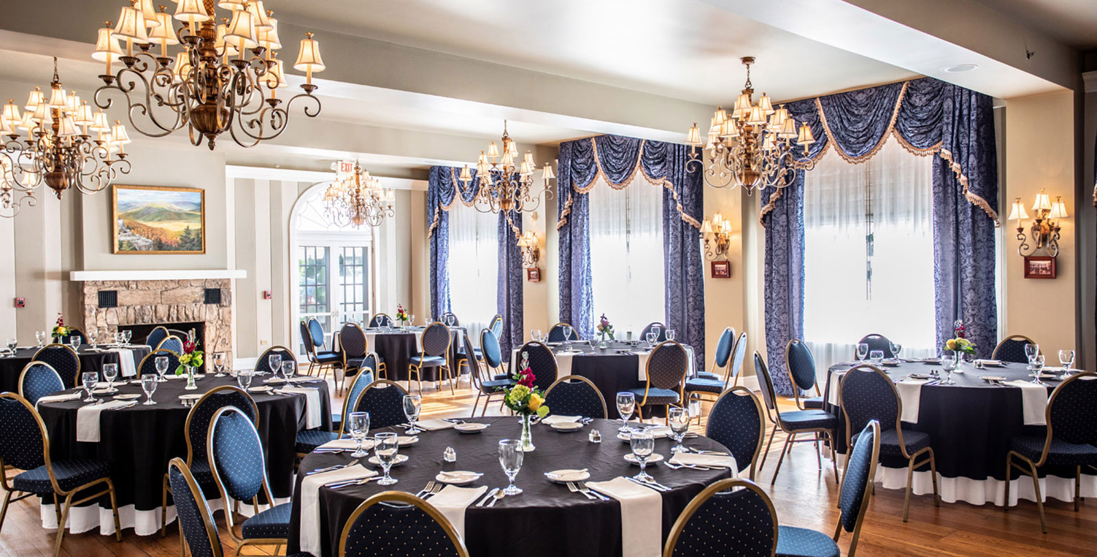Image of The Blue Ridge Room at The Mimslyn Inn, 1931, Member of Historic Hotels of America, in Luray, Virginia, Special Occasions