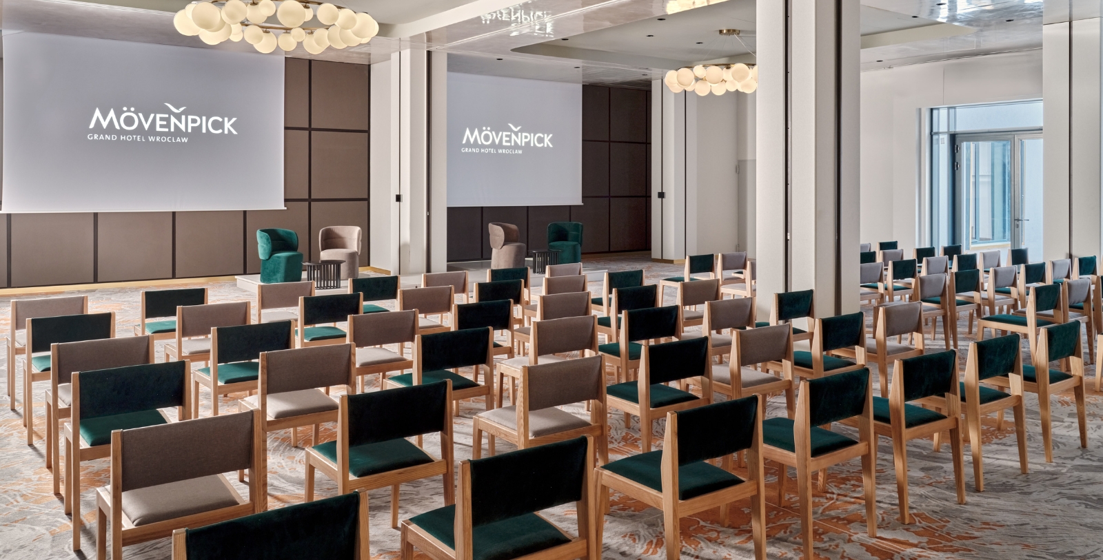 Image of hotel event space at Mövenpick Grand Hotel Wroclaw (1903), a Member of Historic Hotels Worldwide in Wroclaw, Poland.