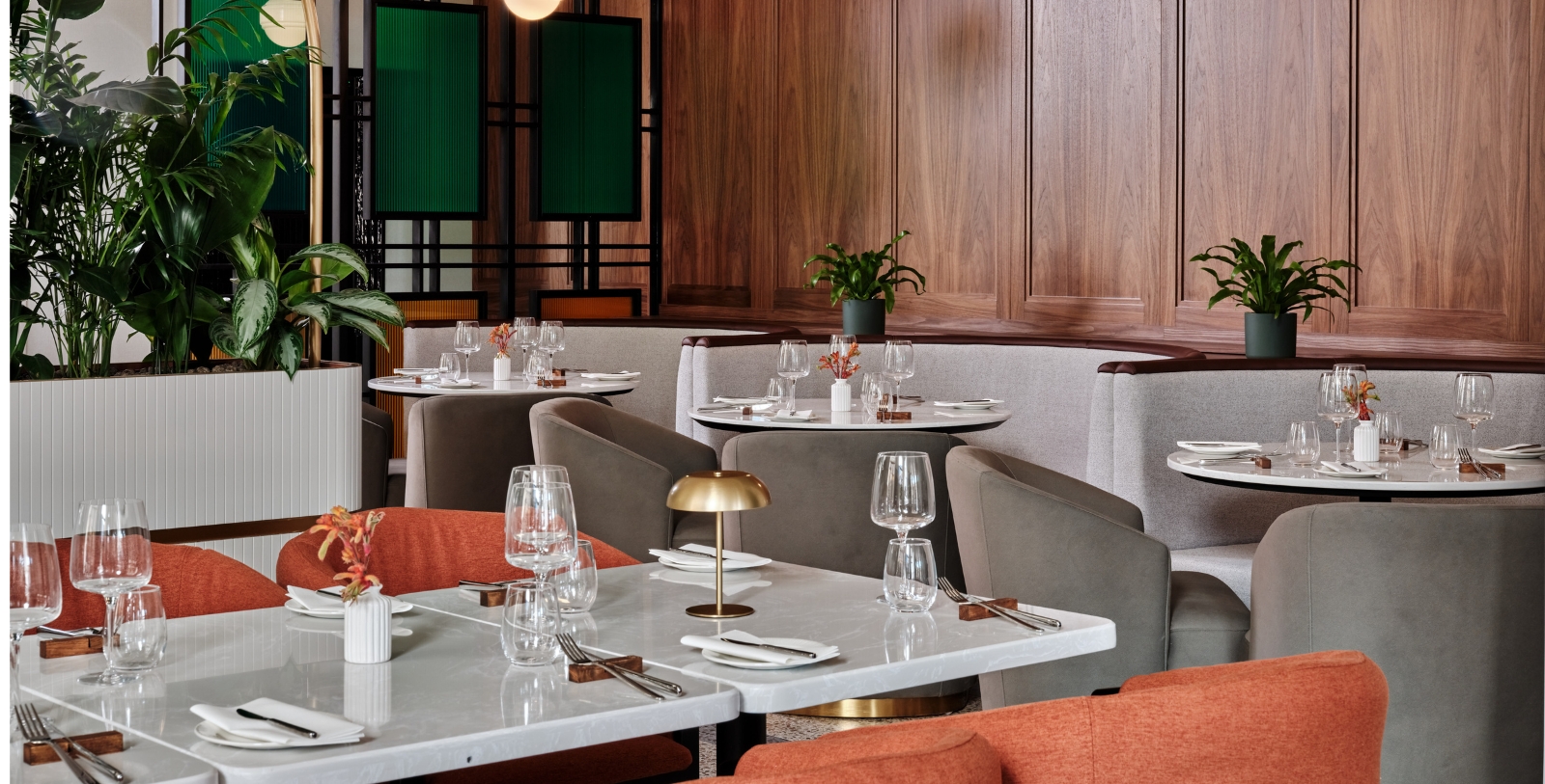 Image of hotel restaurant The Gate at Mövenpick Grand Hotel Wroclaw (1903), a Member of Historic Hotels Worldwide in Wroclaw, Poland.