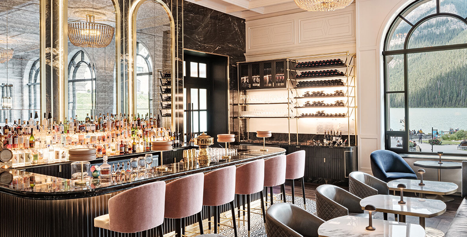 Image of Fairview Bar, Fairmont Chateau Lake Louise, 1911, Member of Historic Hotels Worldwide, in Lake Louise, Alberta, Canada, Hot Deals