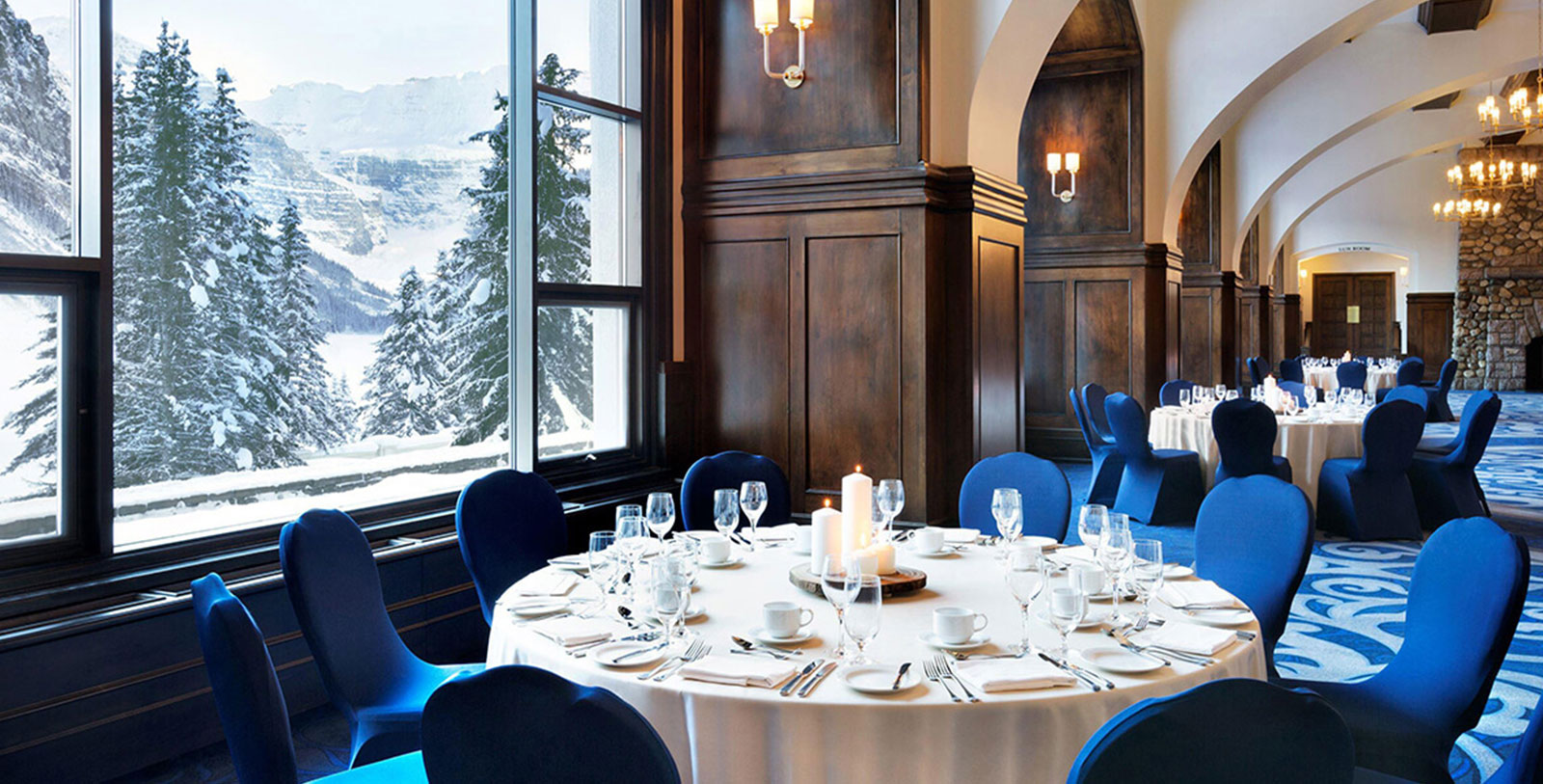 Image of Victoria Ballroom, Fairmont Chateau Lake Louise, 1911, Member of Historic Hotels Worldwide, in Lake Louise, Alberta, Canada, Special Occasions