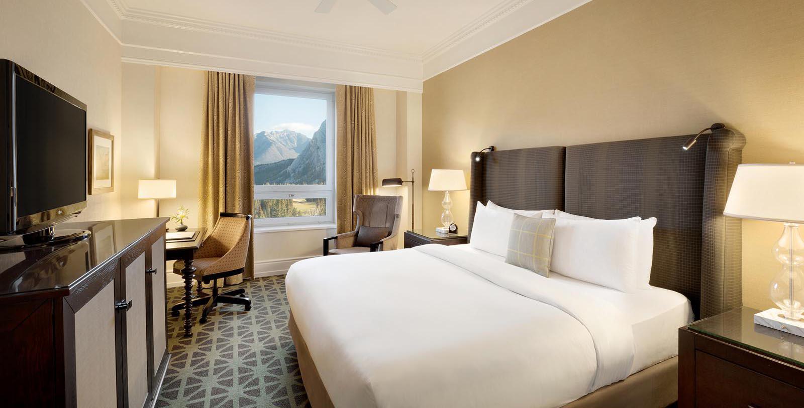 Image of guestroom Fairmont Banff Springs, 1888, Member of Historic Hotels Worldwide, in Banff, Alberta, Canada, Accommodations