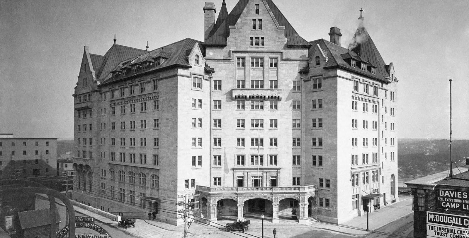 Discover the gorgeous historic architecture of Fairmont Hotel Macdonald.