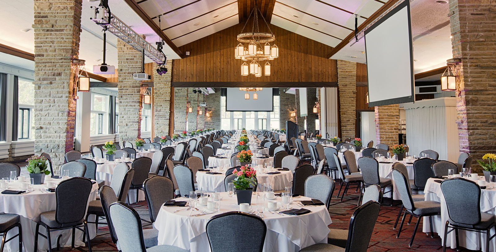 Image of Wedding Reception in Beauvert Ballroom, Fairmont Jasper Park Lodge, 1922, Member of Historic Hotels Worldwide, in Jasper, Alberta, Canada, Special Occasions