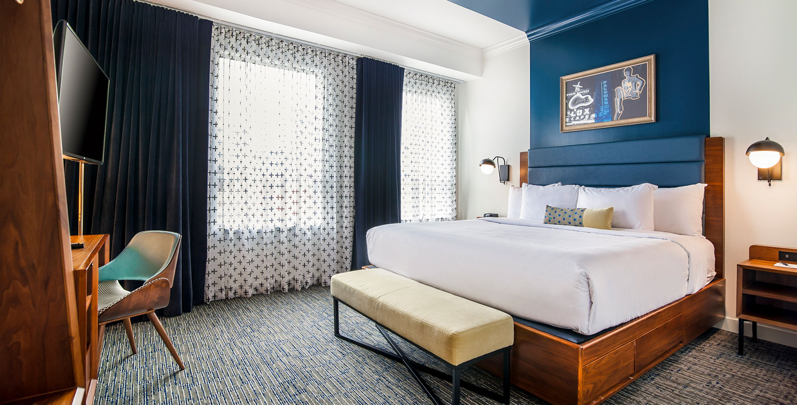 Image of Superior 1 King Guestroom, Hotel Belmont Vancouver MGallery, 1911, a Member of Historic Hotels Worldwide in Vancouver, British Columbia, Canada, Accommodations