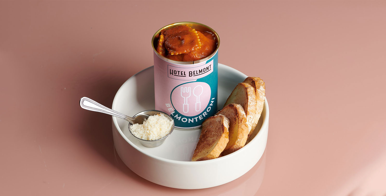 Taste the nostalgia-inspired cuisine at Hotel Belmont’s signature restaurant, The Living Room.