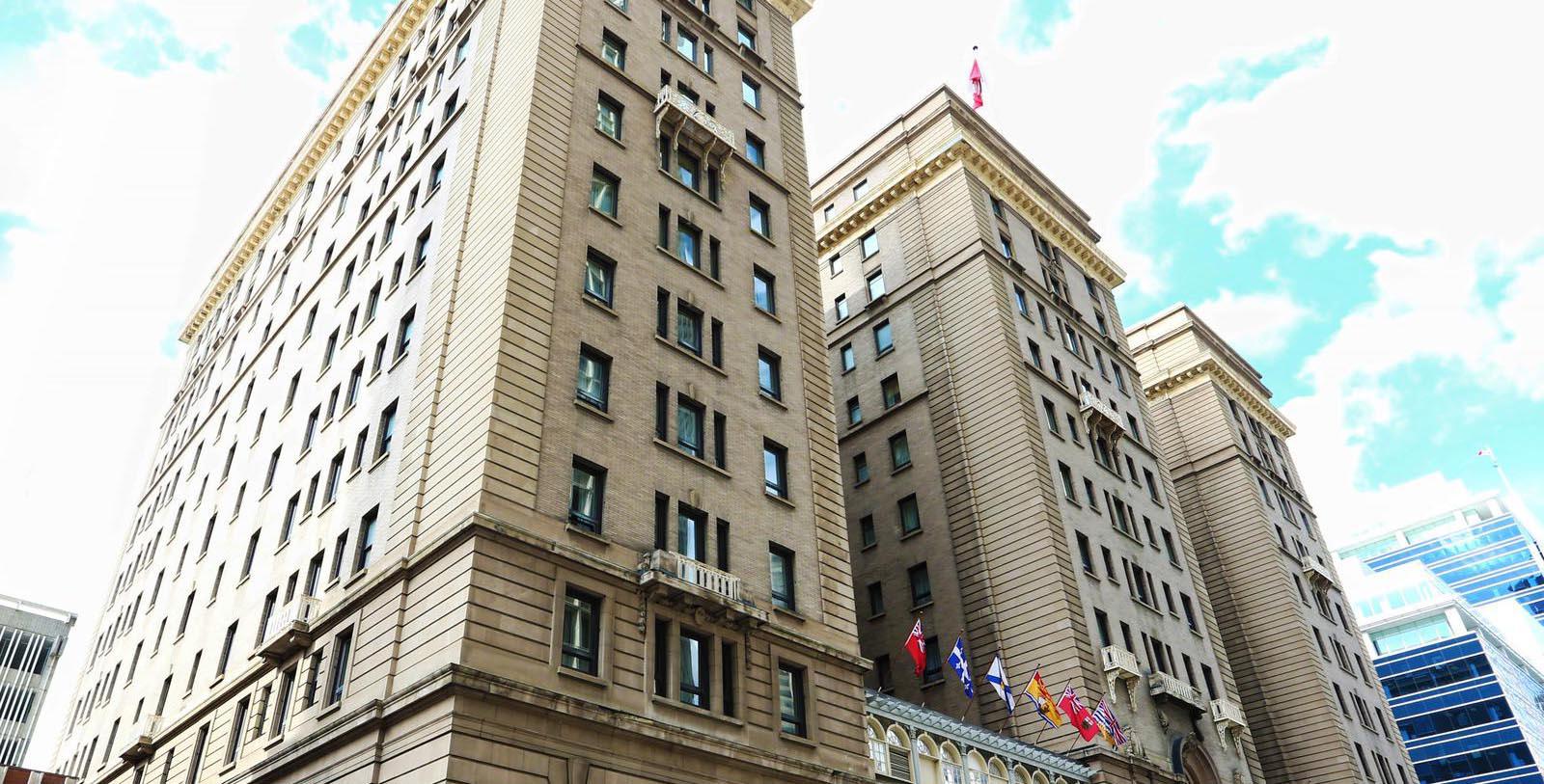 Image of Hotel Exterior, Fairmont Palliser, 1914, Member of Historic Hotels Worldwide, in Calgary, Alberta, Special Offers, Discounted Rates, Families, Romantic Escape, Honeymoons, Anniversaries, Reunions