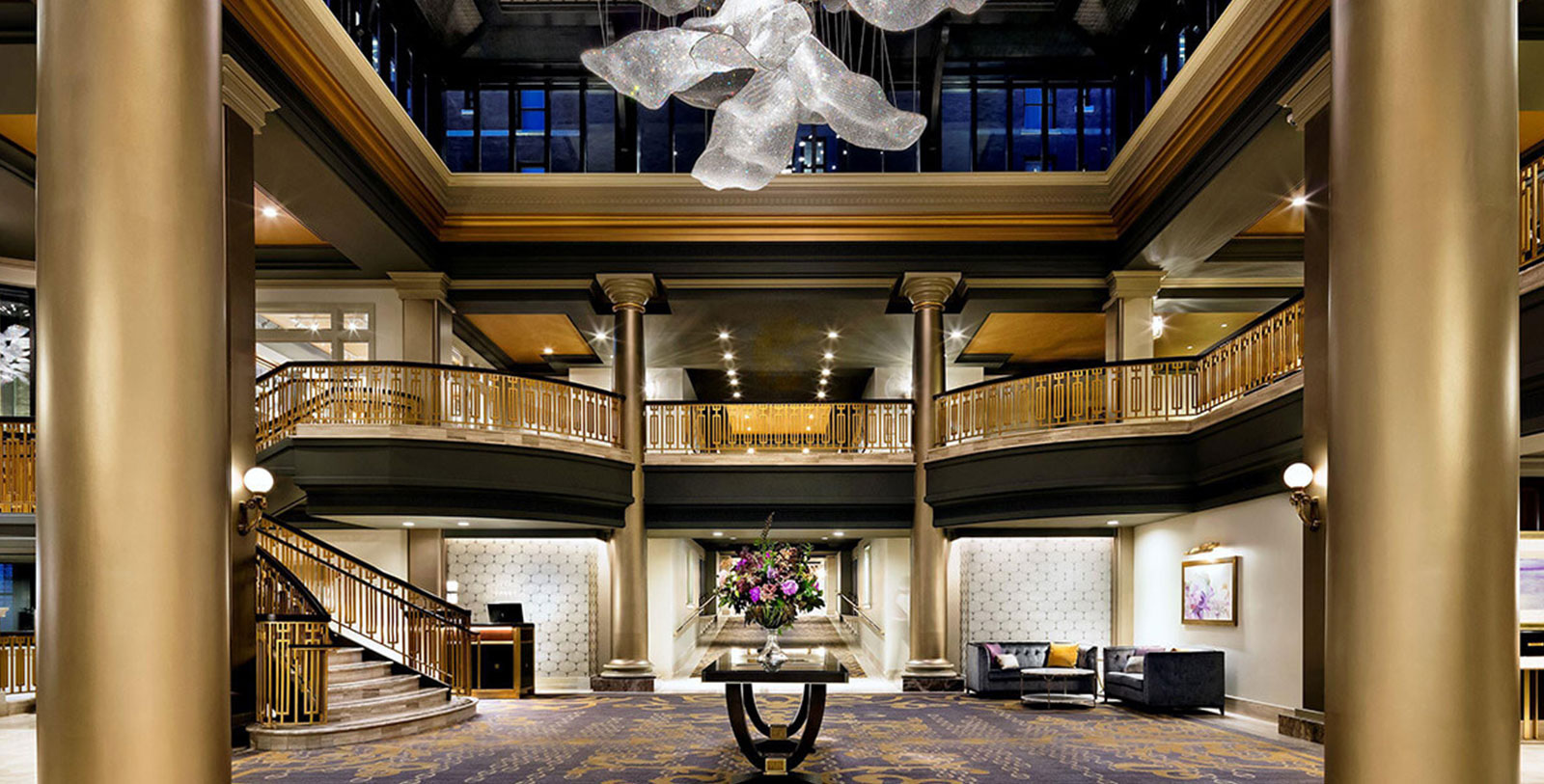Image of Lobby Fairmont Empress, 1908, Member of Historic Hotels Worldwide, in Victoria, British Columbia, Canada, Explore