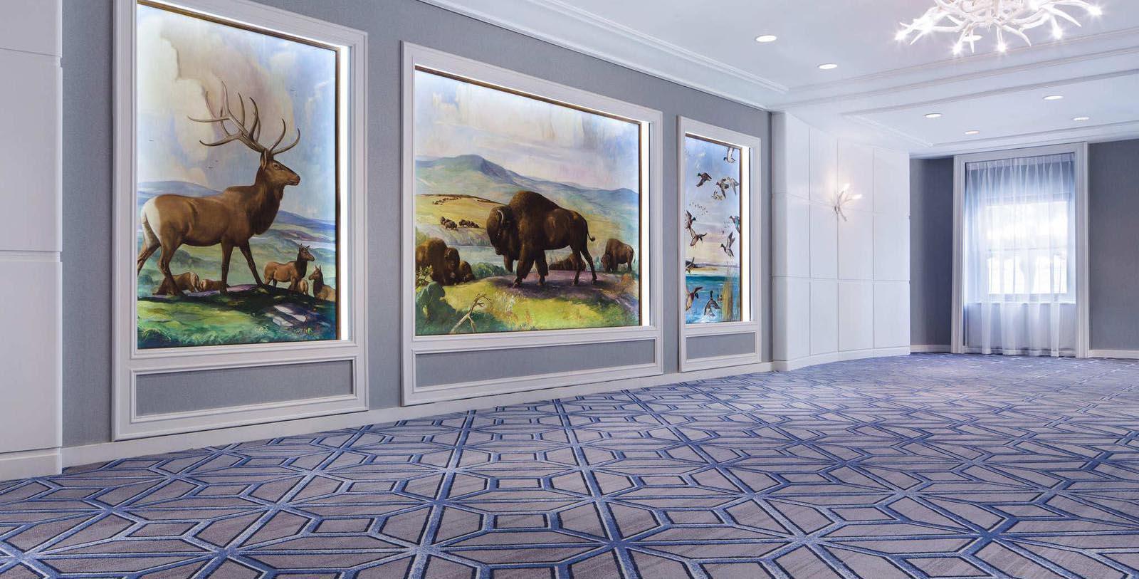 Image of Interior Artwork, Fairmont Royal York, Toronto, Canada.