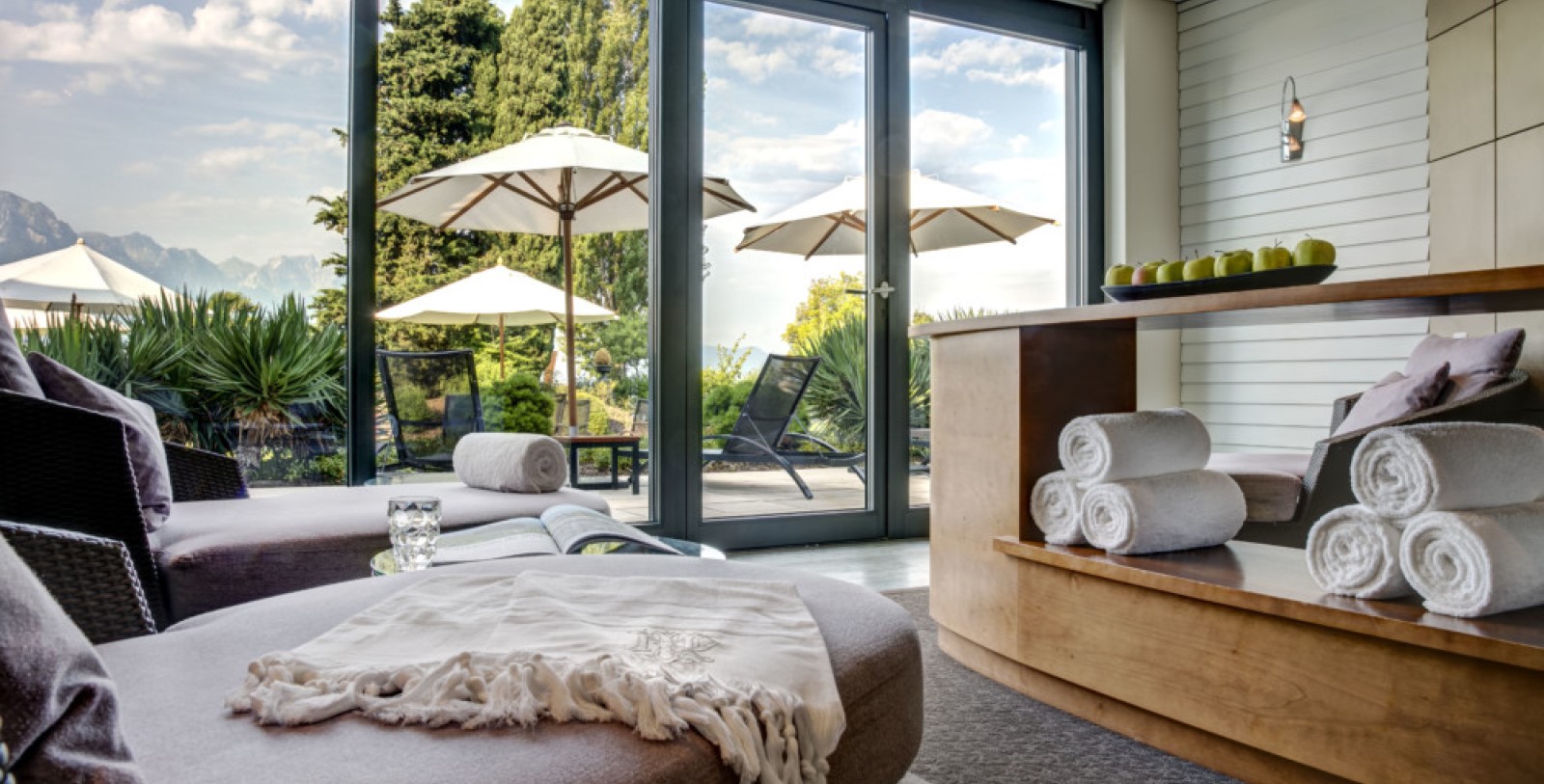 Image of Spa Treatment Room Fairmont Le Montreux Palace, 1906, Member of Historic Hotels Worldwide, in Montreux, Switzerland, Spa