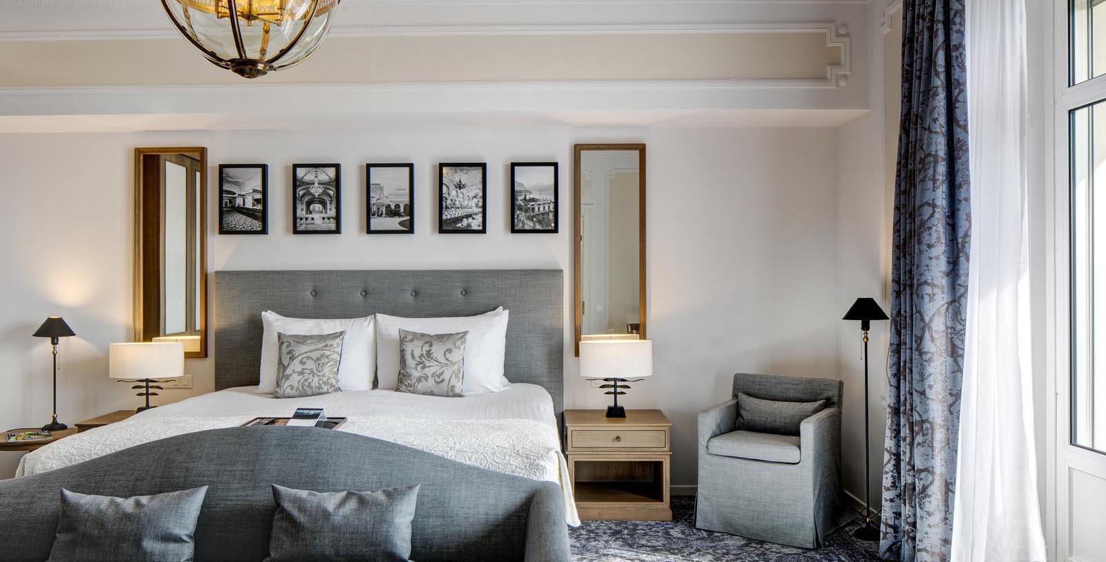 Image of Guestroom Interior Fairmont Le Montreux Palace, 1906, Member of Historic Hotels Worldwide, in Montreux, Switzerland, Accommodations