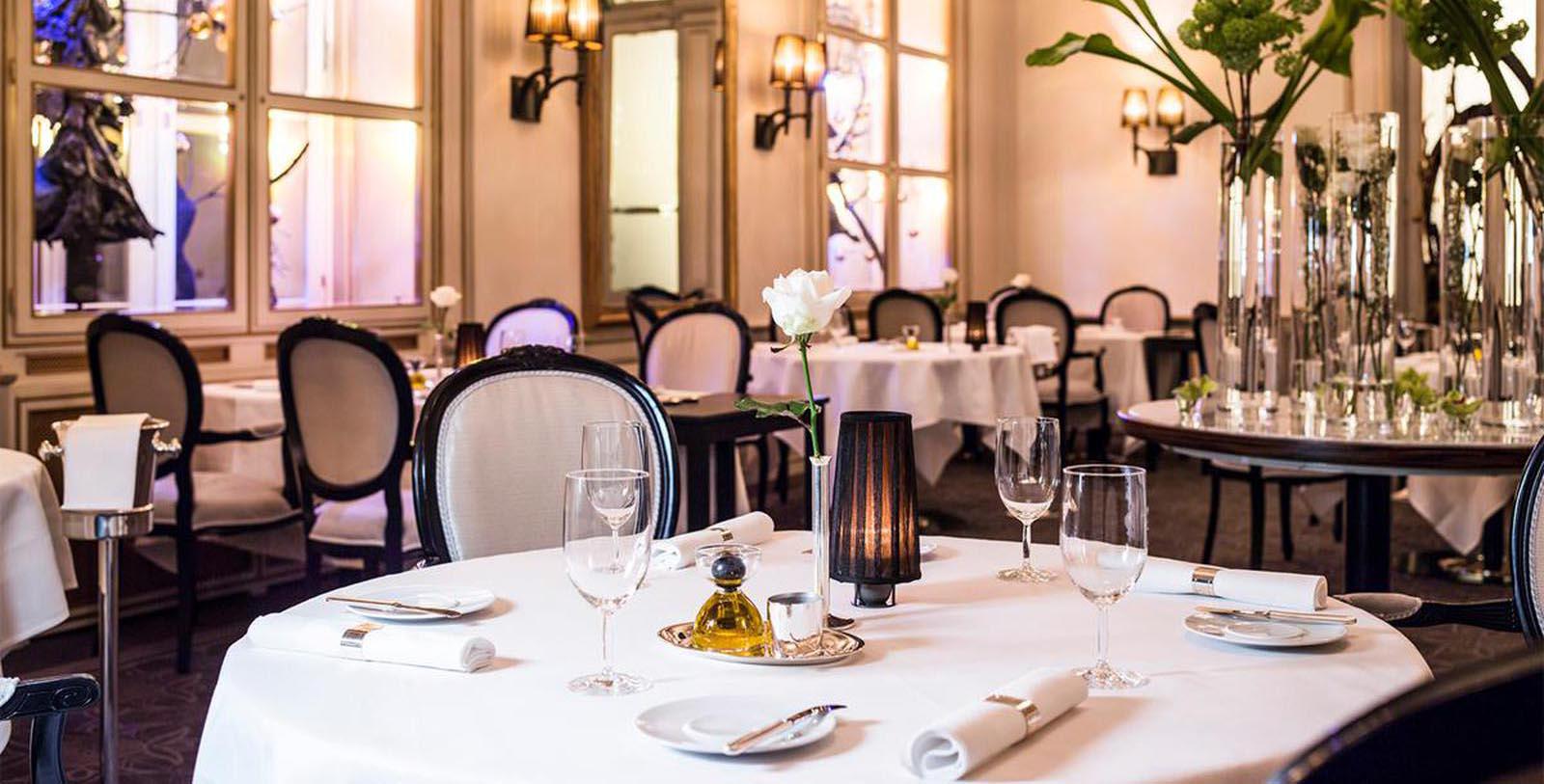 Image of Dining Area Kempinski Grand Hotel des Bains St. Moritz, 1864, Member of Historic Hotels Worldwide, in St. Moritz, Switzerland, Special Occasions