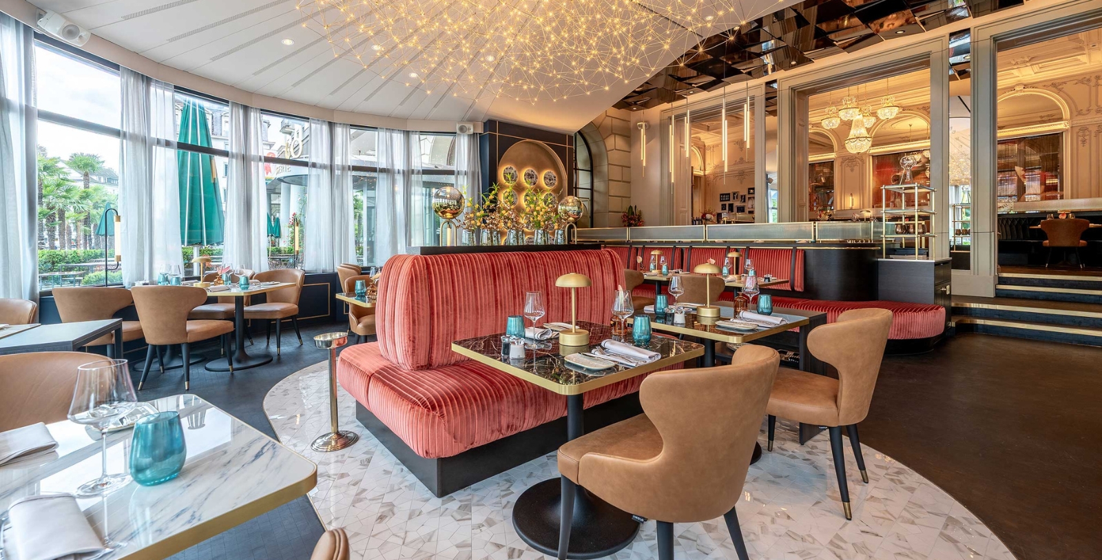 Image of Restaurant Pavillion, Hotel Schweizerhof Luzern, Switzerland, 1845, Member of Historic Hotels Worldwide, Taste