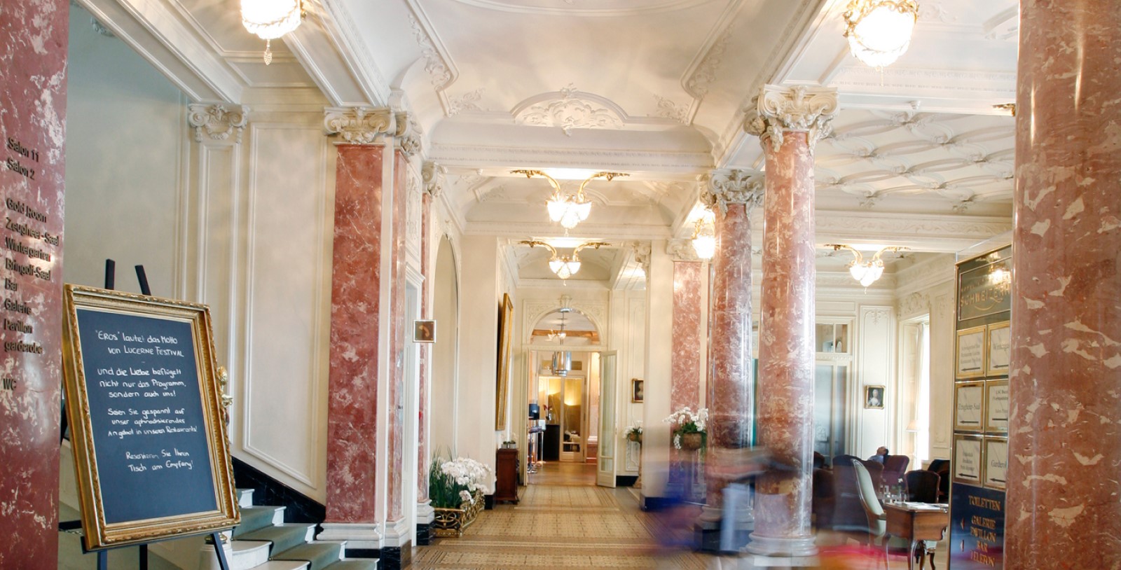 Explore the iconic Kapellbrücke (Chapel Bridge) right down the road.