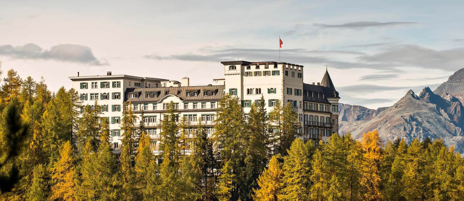 Discover the amazing architecture of the Hotel Waldhus Sils.