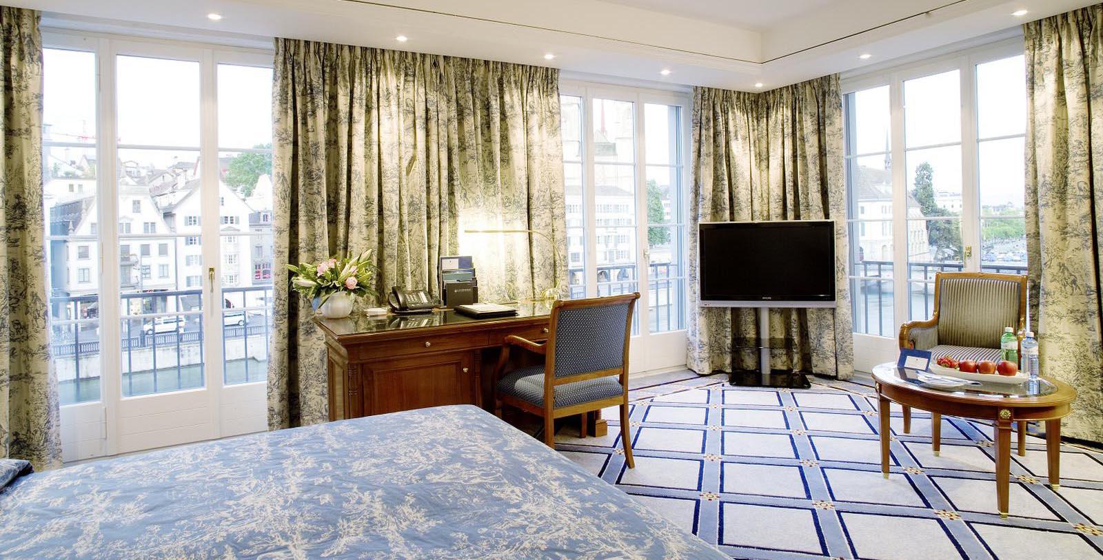 Image of Guestroom at Storchen Zürich, 1357, Member of Historic Hotels Worldwide, in Zurich, Switzerland, Accommodations