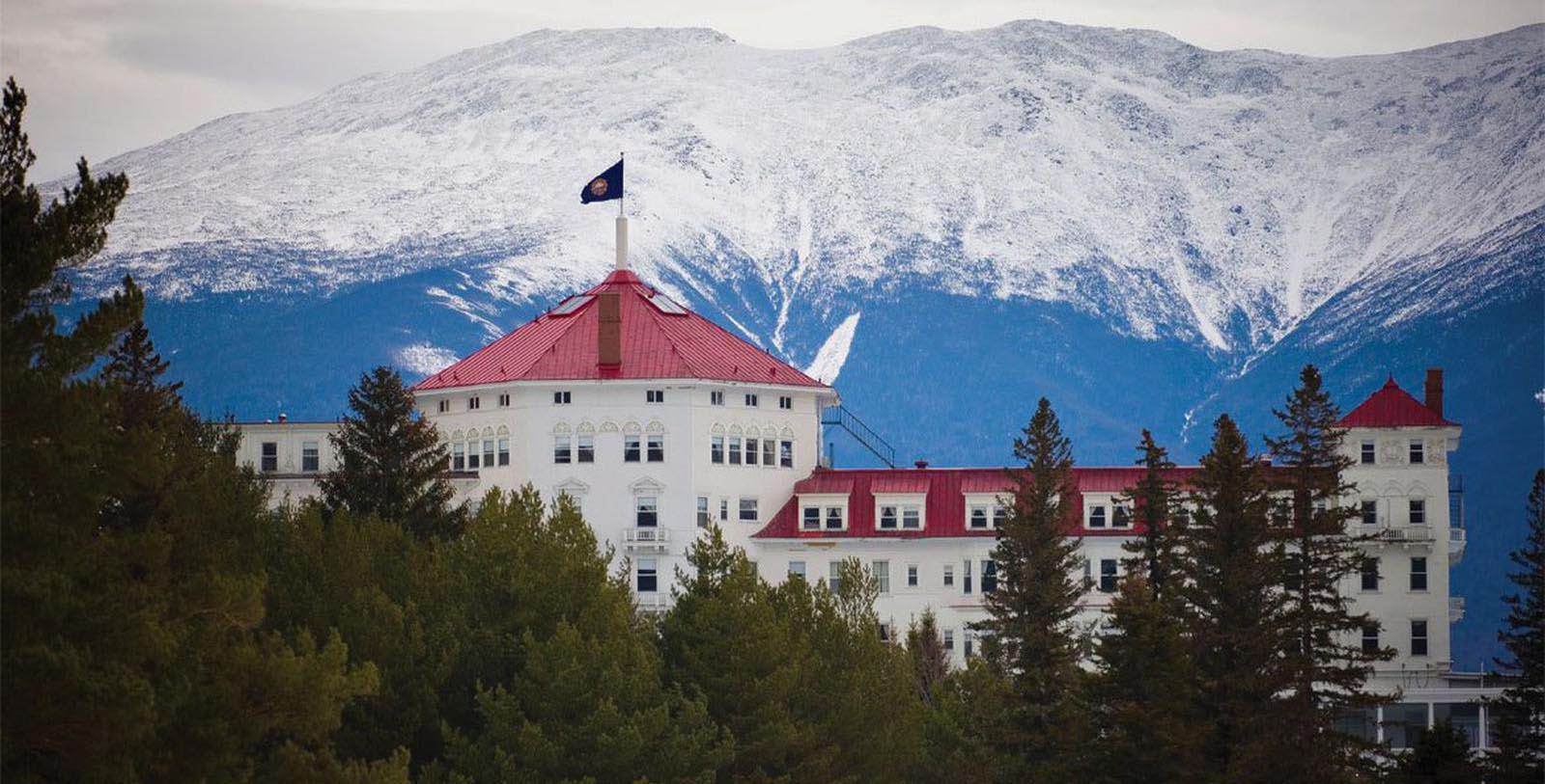 Discover the resort's Renaissance Revival-style façade.