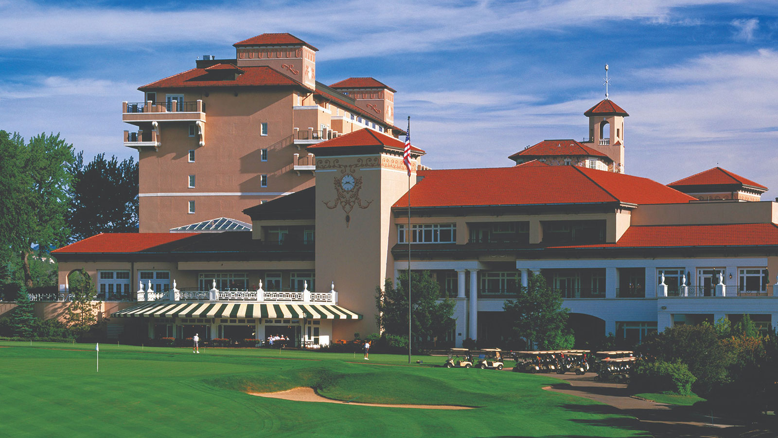 Image of championship golf course at The Broadmoor in Colorado Springs, Colorado.