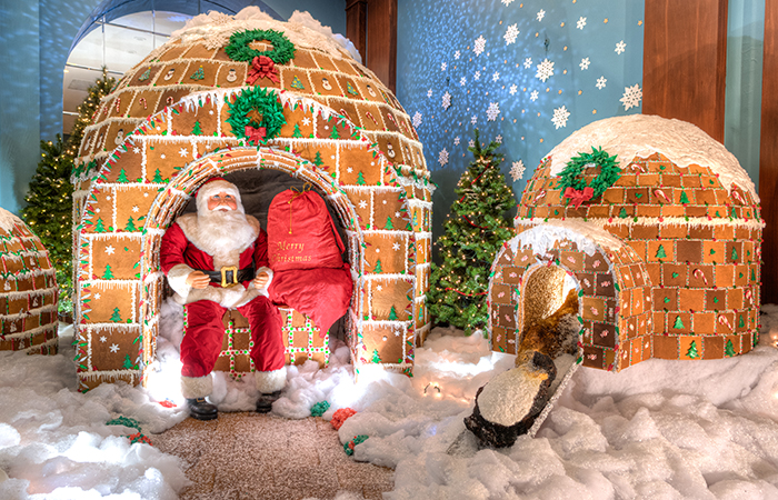 Historic Hotels of America Top 25 Most Magnificent Gingerbread Displays featuring The Jefferson in Richmond, Virginia