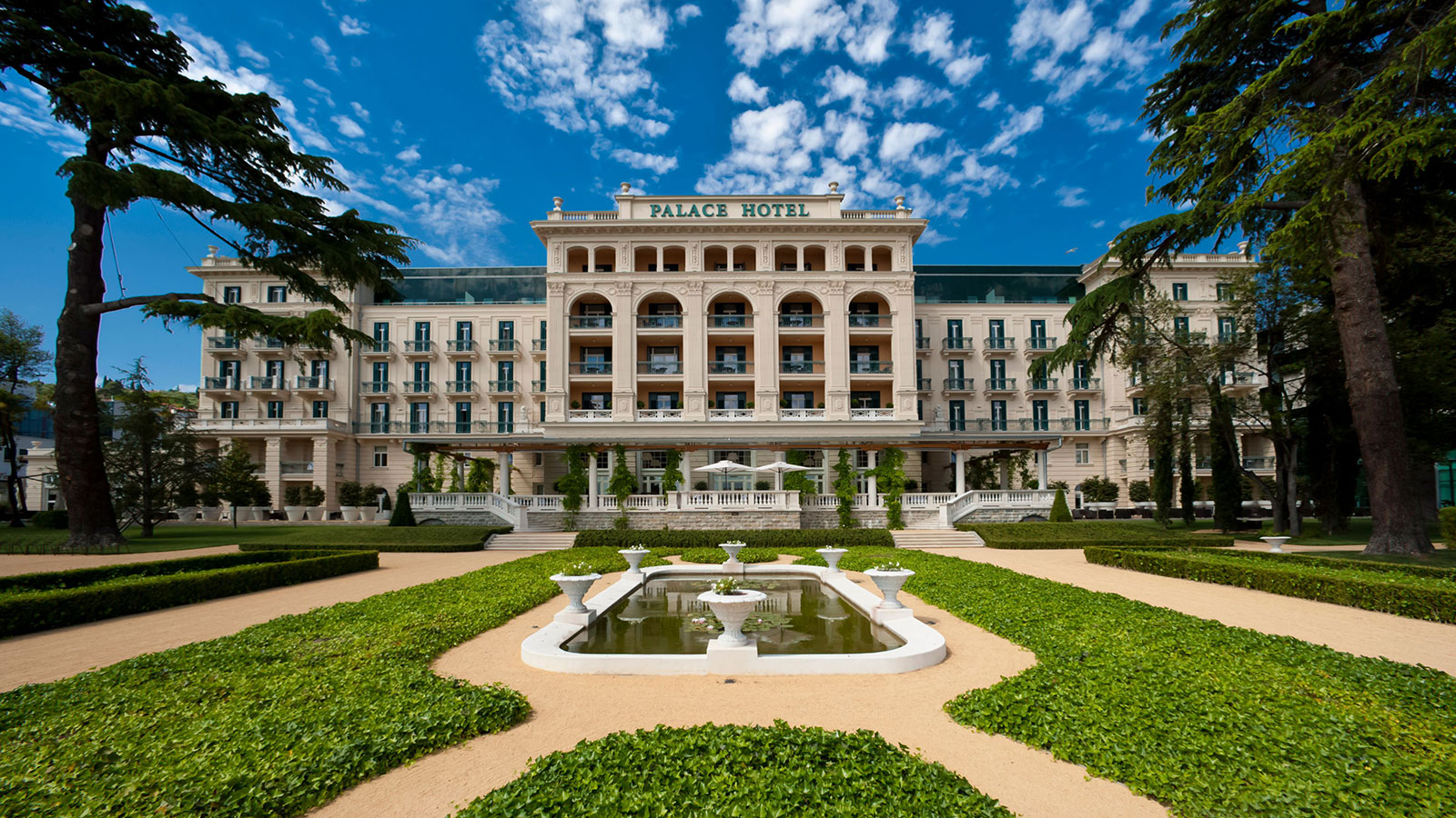 Discover the grand Habsburg-era architecture of the Kempinski Palace Portorož.
